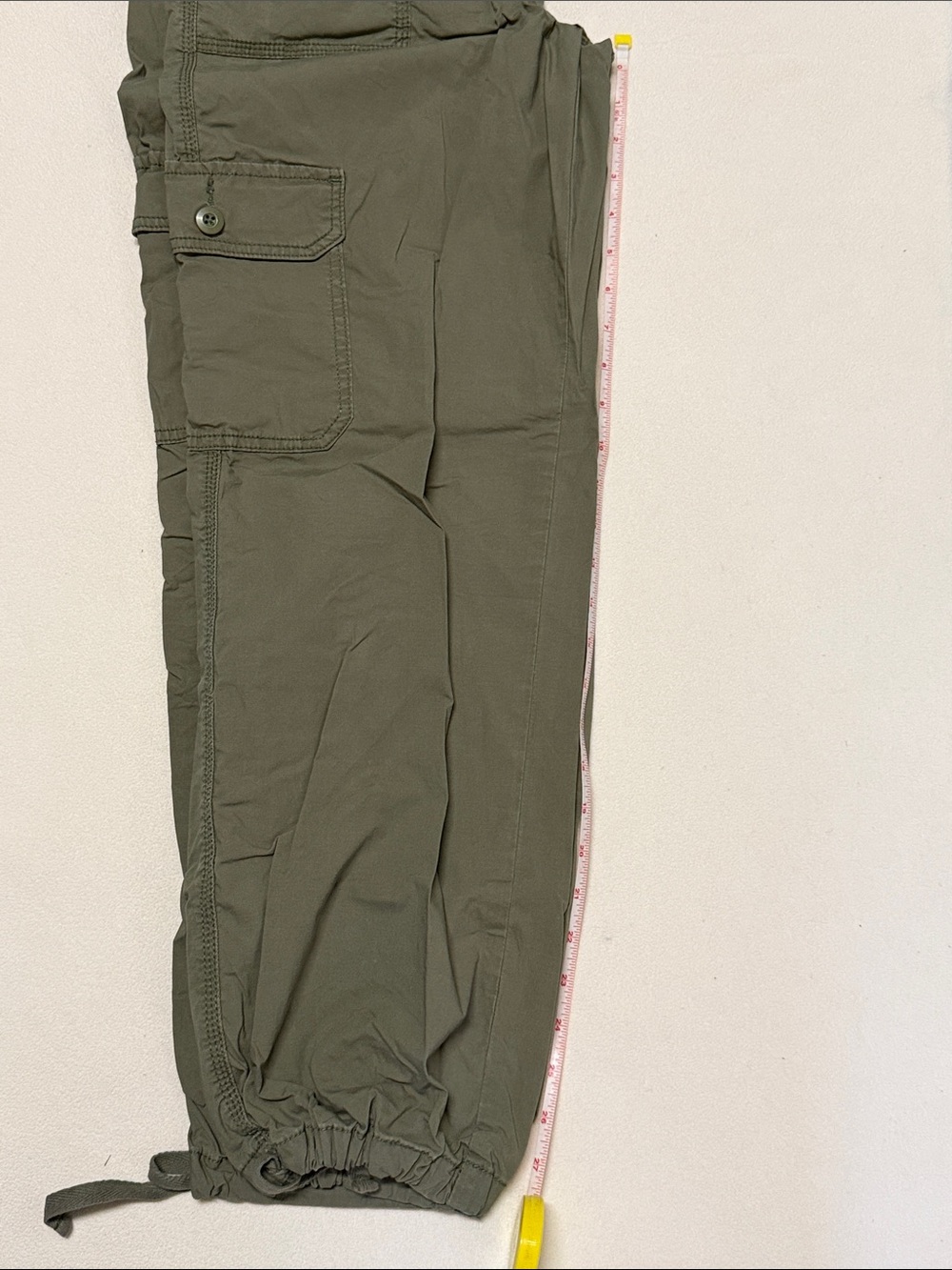 No Boundaries Olive Green Cargo Jogger Pants - Picture 3 of 4